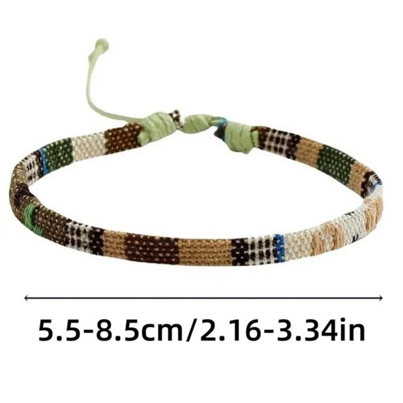 🔴 5 for $10 ONE Boho Surfer Beach Bracelet Braided Summer Festival Jewelry - Picture 6 of 7